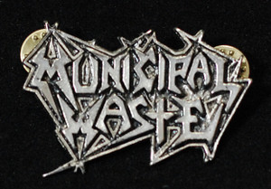 Municipal Waste - Logo 2" Metal Badge Pin