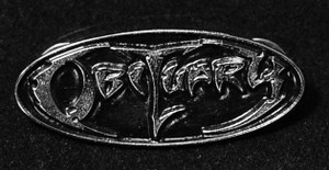 Obituary - Logo 2" Metal Badge Pin