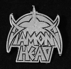 Diamond Head - Logo 2" Metal Badge Pin