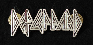 Def Leppard - Logo 2" Metal Badge Pin