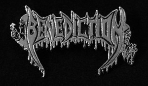 Benediction - Logo 2" Metal Badge Pin