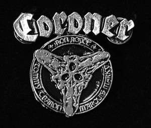 Coroner - Logo 2" Metal Badge Pin