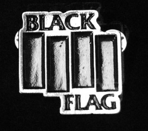 Black Flag - Logo 2" Metal Badge Pin
