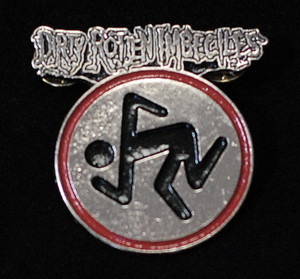Dirty Rotten Imbecils - Dancing Logo 2" Metal Badge Pin