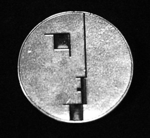 Bauhaus - Logo 2" Metal Badge Pin