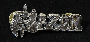 Saxon - Logo 2" Metal Badge Pin