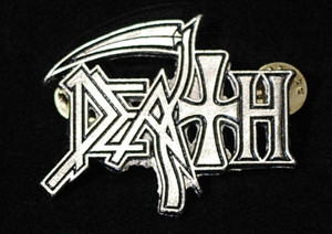 Death New Logo 2" Metal Badge Pin
