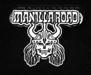 Manilla Road - Warrior 2" Metal Badge Pin