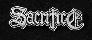 Sacrifice - Logo 2" Metal Badge Pin