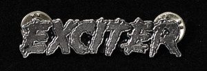 Exciter - Logo 2" Metal Badge Pin