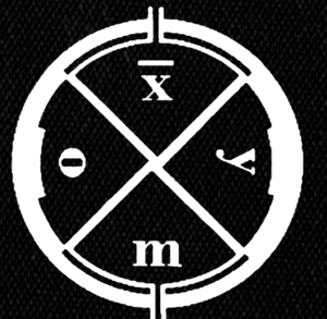 Clan of Xymox Circle Logo 5x5" Printed Patch
