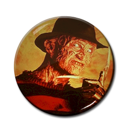 Nightmare on Elm Street - Freddy Krueger  Fire 1.5" Pin