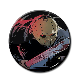 Friday the 13th -Jason Voorhees 1.5" Pin