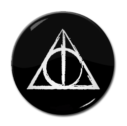 Harry Potter and the Deathly Hallows 1.5" Pin