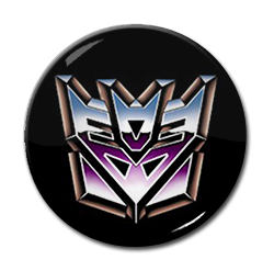 Transformers - Decepticons 1.5" Pin