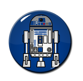 Star Wars - R2D2 1.5" Pin