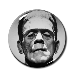 Frankenstein - Face 1.5" Pin