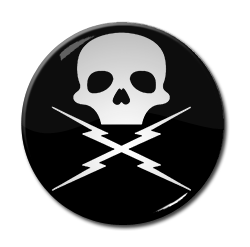 Death Proof Logo 1.5" Pin