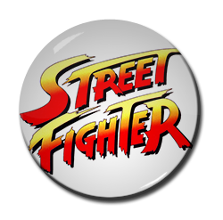 Street Fighter 1.5" Pin