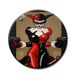 Batman - Harley Quinn 1.5" Pin