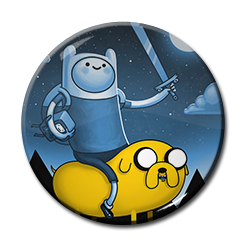 Adventure Time - Jake & Finn 1.5" Pin