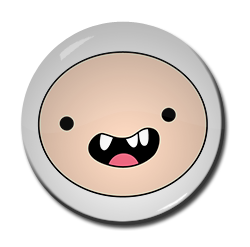 Adventure Time - Finn 1.5" Pin