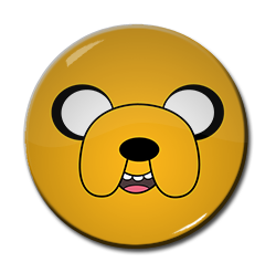 Adventure Time -  Jake 1.5" Pin