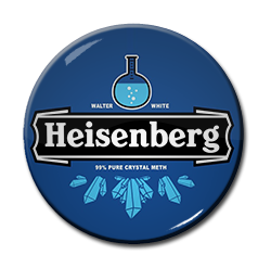 Heisenberg - Heineken Logo 1.5" Pin