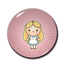 Chibi Alice 1.5" Pin
