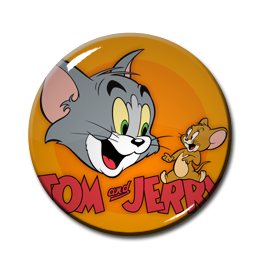 Tom & Jerry 1.5" Pin