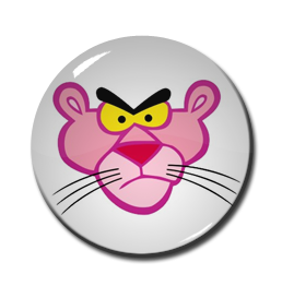 Pink Panther 1.5" Pin