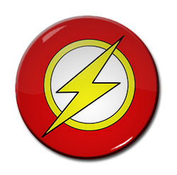 The Flash - Comic Logo 1.5" Pin