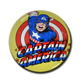 Captain America - Face 1.5" Pin