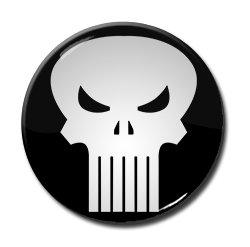 The Punisher Logo 1.5" Pin
