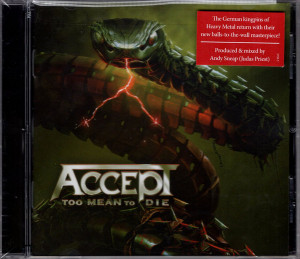 Accept - Too Mean To Die *CD New