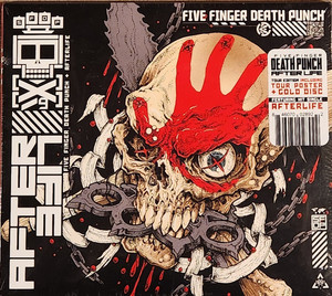 Five Finger Death Punch - Afterlife Tour *Tour Poster - Gold Disc* *CD New