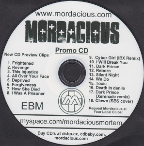 Mordacious - Promo *CD Used