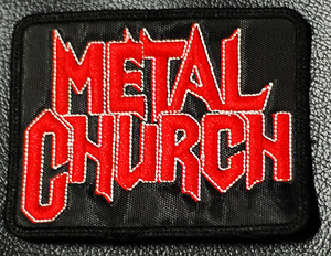 Metal Church Logo 4x3" Embroidered Patch