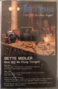 Bette Midler - Mud Will Be Flung Tonight!  Cassette