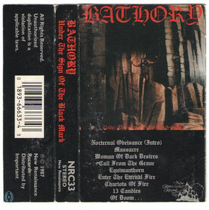 Bathory - Under The Sign Of The Black Mark * New Cassette