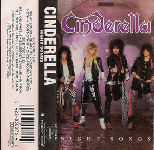 Cinderella - Night Songs  Cassette