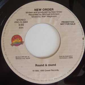 New Order - Round & Round Promo Single (1989 Usa) Lp *Used