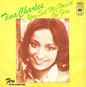 Tina Charles - You Set My Heart * German Press Lp *Used