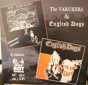 Varukers - English Dogs * Color Vinyl Lp *New