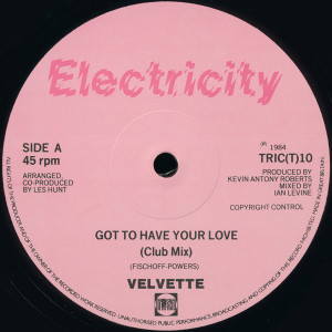 Velvette - Got To Have Your Love Lp *Used