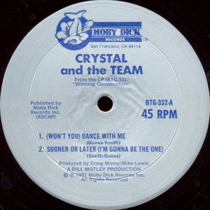 Crystal And The Team - Won´T You Dance Lp *Used
