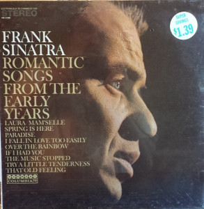 Frank Sinatra - Romantic Songs From The Early Years (1967 Usa) Lp *Used
