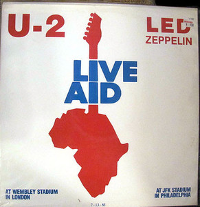 Live Aid - Led Zeppelin - U2 Live Lp *Used
