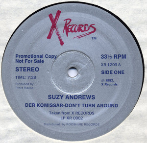 Suzy Andrews - Der Komissar-Don'T Turn Around Lp *Used