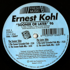 Ernest Kohl - Sooner Or Later 96' Lp *Used